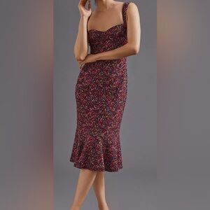 Anthropologie Hutch SWEETHEART MIDI DRESS - Size M
